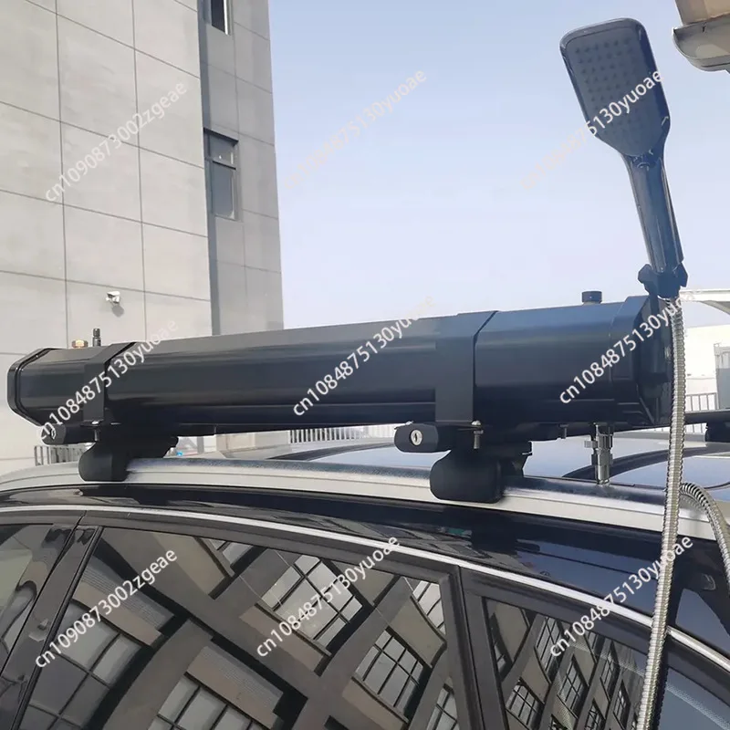 Car Mounted High Quality Car Camping Shower Water Tank, Off Road Car Roof Shower, Outdoor Mobile Shower Water Tank