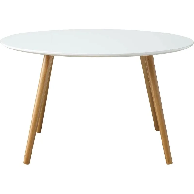 Concepts Oslo Round Coffee Table, Glossy White US(Origin)