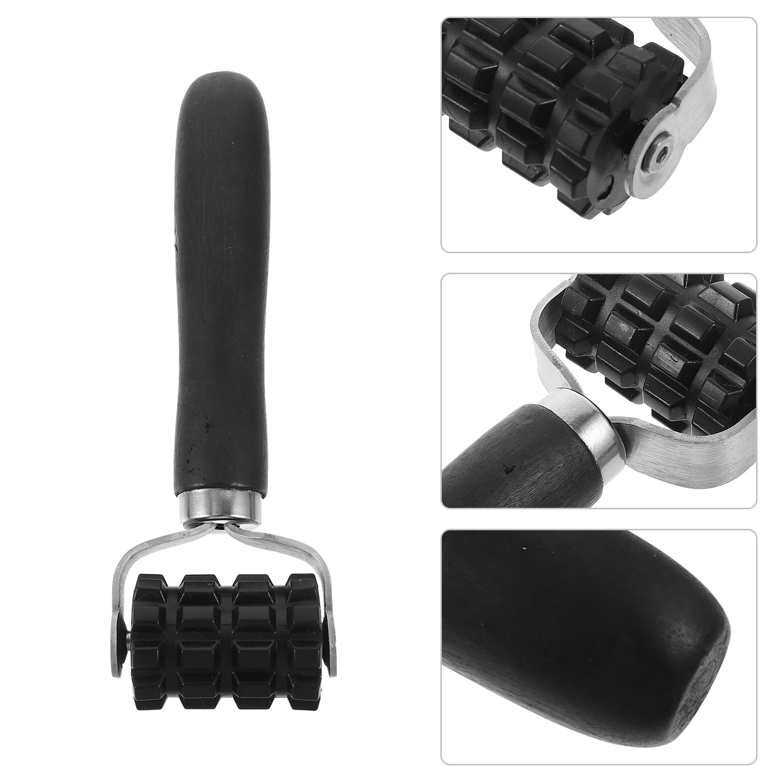 

Car Sound Deadener Application Rolling Wheel Rubber Roller Black Car Noise Reduction Insulation Deadening Tool