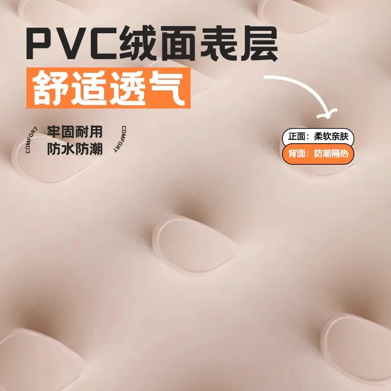 مرتبة ألمانية أوتوماتيكية قابلة للنفخ للتخييم في الهواء الطلق، مرتبة نوم محمولة خفيفة الوزن، سرير أرضي منزلي، تتدفق عالي