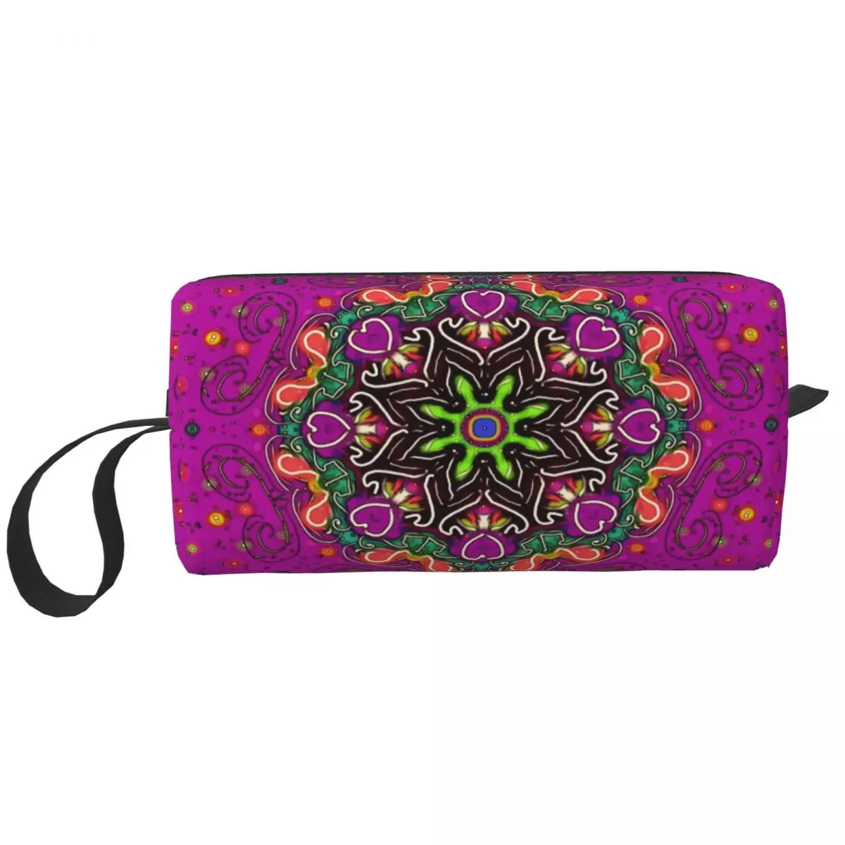 Mandala Flower Deanfun Colorful Makeup Bag Women Travel Cosmetic Organizer Kawaii Storage Toiletry Bags