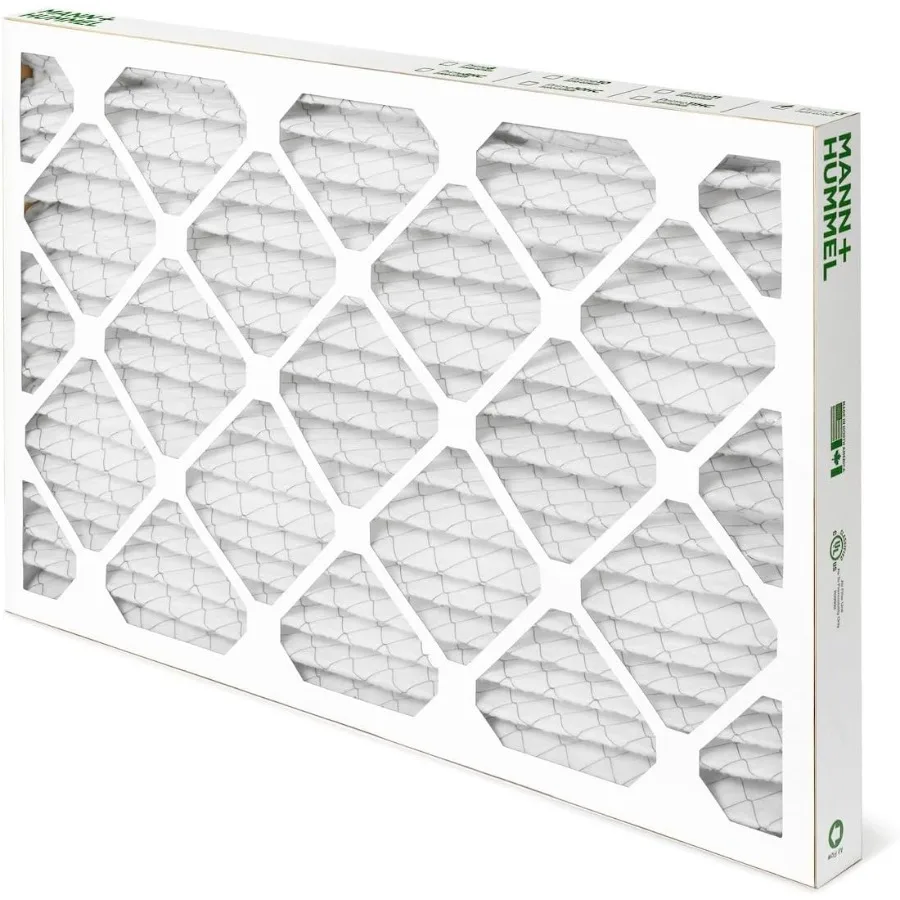 15x20x2 MERV 11 주름형 HVAC 에어컨 히터 필터 12개입 정확한 크기 14.5 x 19.5 x 1.75 인치 흰색 고효율 공기 필터