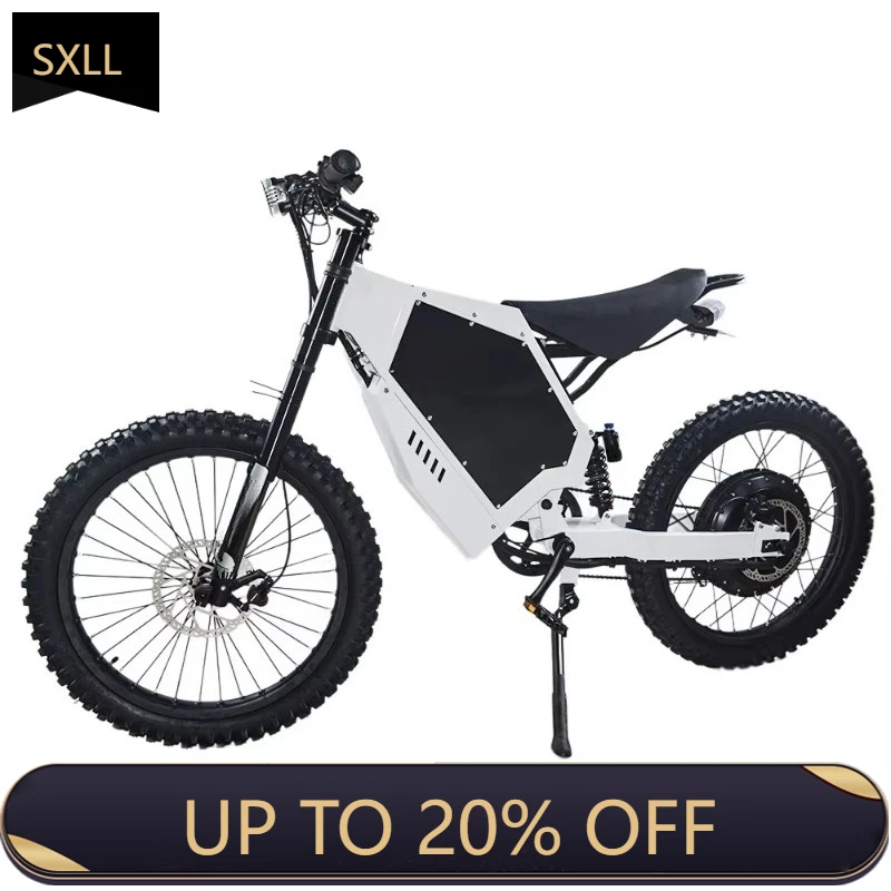 

SXLL Super new 5000W 72V 26ah high power adult electric off-road racing electric off-road vehicle pit bicycle motorcycle off-roa