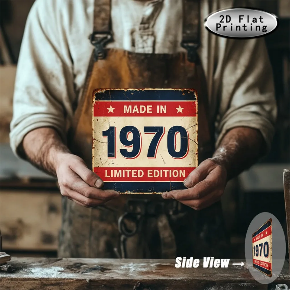 Vintage Metal Sign 
