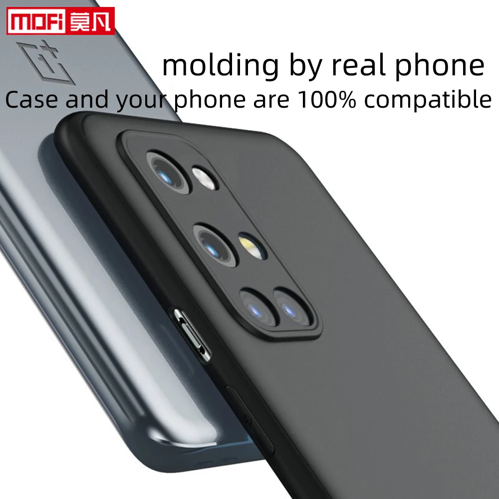 Matte TPU case for OnePlus 9R, soft, ultra thin, non-slip, full back cover for camera