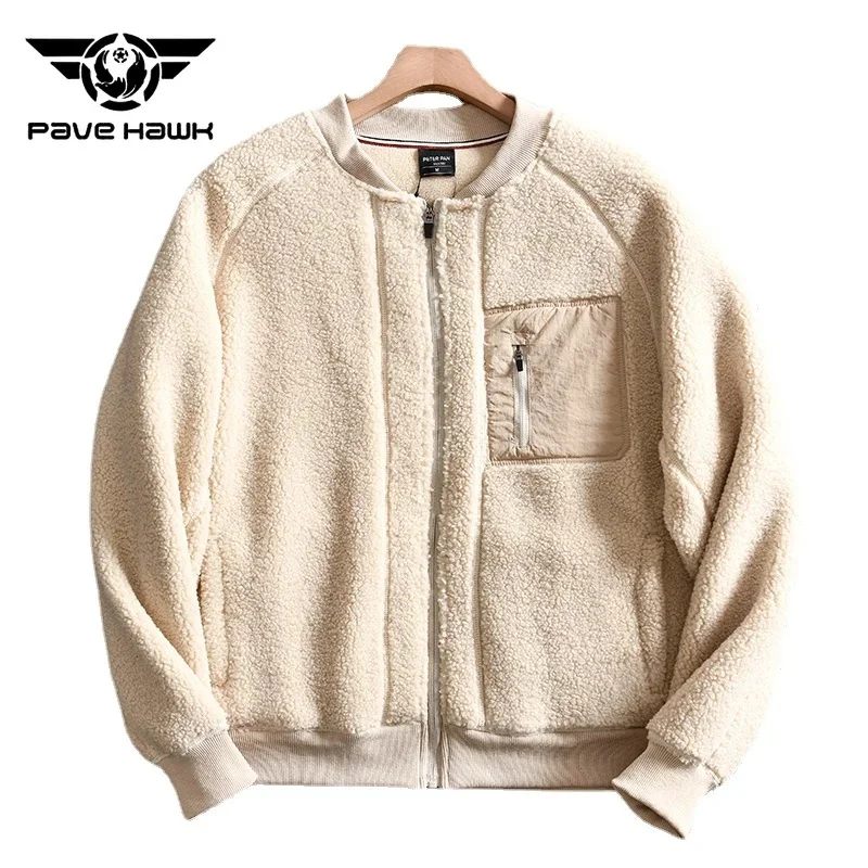 

Autumn/Winter Thickened Fleece Jacket Men Women Windproof Warm Baseball Collar Coat Outdoor Hiking Camping Climbing Jackets Male