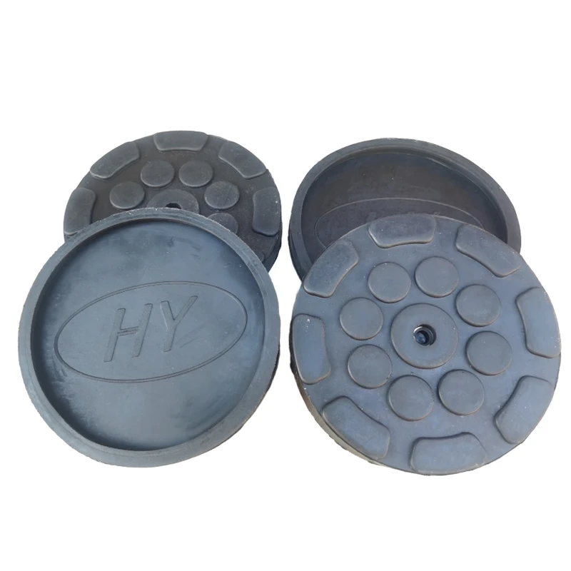 

Комплект из 4 резиновых подкладок для домкрата, 120 мм, противоскользящие, для тяжелых условий эксплуатации, круглые, для ремонта автомобилей