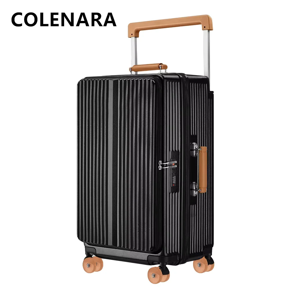 COLENARA Rolling Suitcase ABS+PC Trolley Case Large Capacity 20 Inches Boarding Box 24