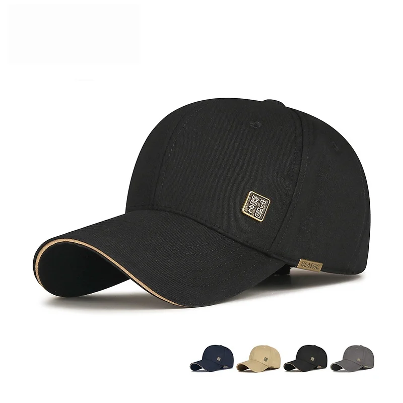 Men's China-Chic hard top baseball cap Outdoor dad sun shading cap