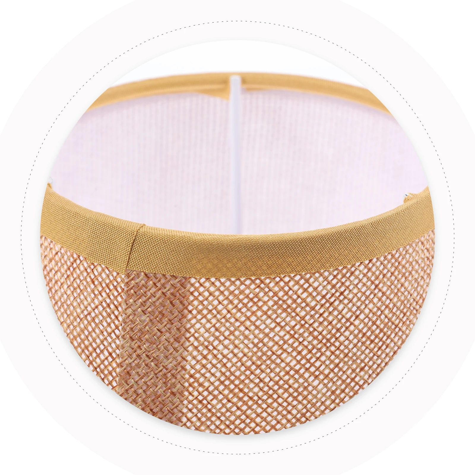 

Cartoon Printing Lampshade PVC Fabric Light Brown Retro Decor Table Lamp Cover Drum Shade Home Festival Decoration