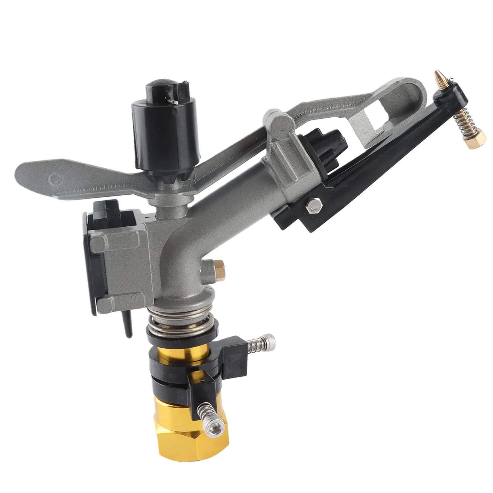 Irrigation Sprinkler 360 Degree Auto Rotating Water Sprinkler with 1 Inch FNPT Interface 18m to 36m Coverage Range for Garden