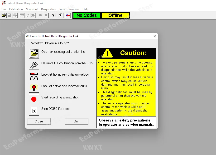 

Инструмент для калибровки Diesel Detroit (DDCT) 4,5 + DDDL 8,20 + DDDL 6,51 + DDDEC Reprogramming Stystem (DRS) 6.30 Detroit Diesel