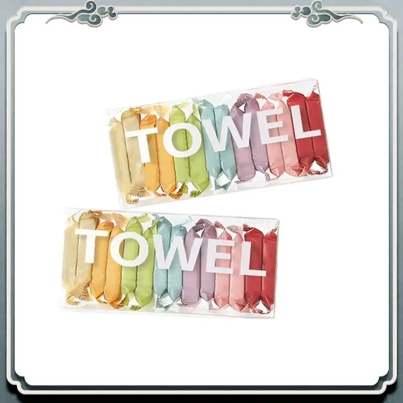

AC76-28Pcs/2 Box Washcloth Portable Travel Towel Thickened Compressed Face Cleansing Beauty Square Towel High Guality
