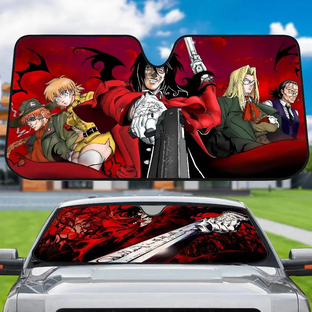 

Классический ретро аниме H-Hellsing аниме солнцезащитный козырек на лобовое стекло автомобиля, чехол на лобовое стекло, солнцезащитный козырек, автомобильные чехлы, защита от солнечной батареи