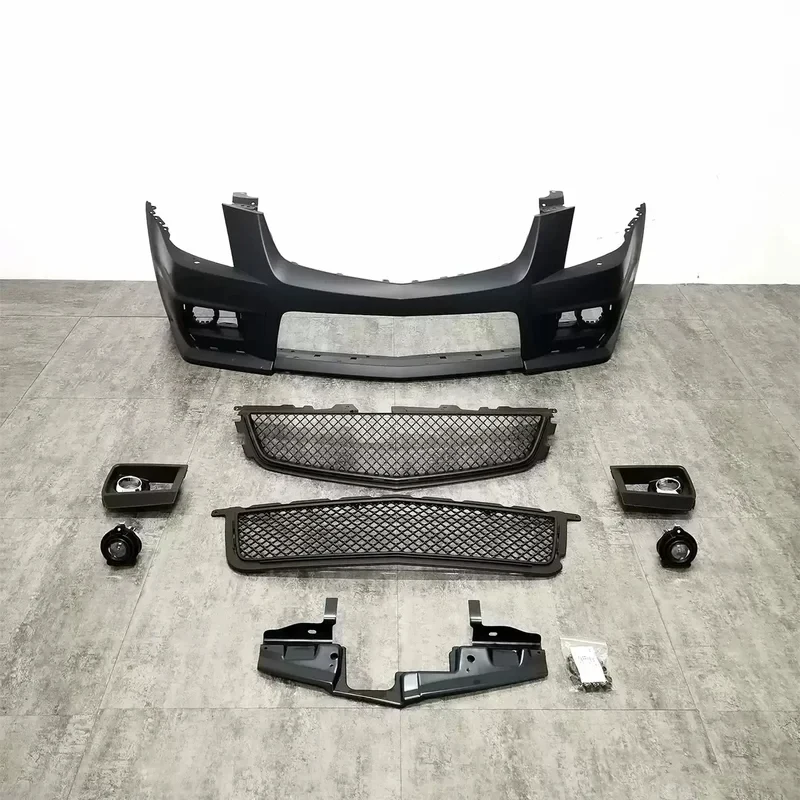 

High Quality CTS-V Style Front Bumper Assembly With Grille & Fog Lamp Fit CTS Modified Exterior Accessories