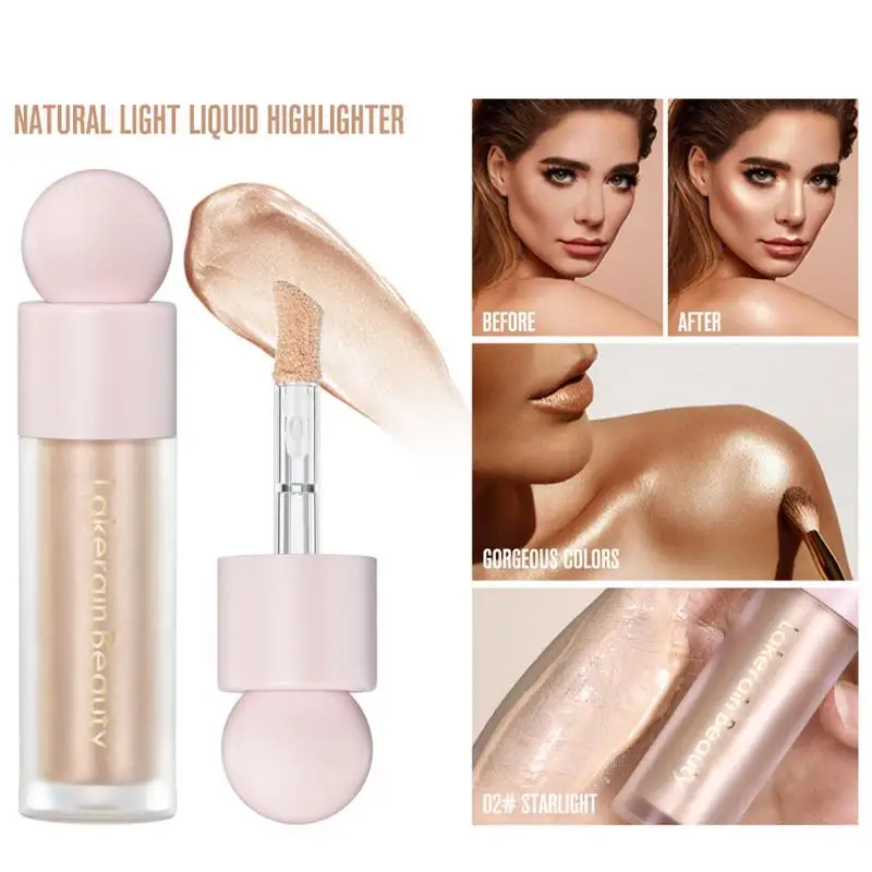 NEW 4-color Liquid Highlighter Contouring Stick Brightener Bronzer Glow Body Face Contour Shimmer Cosmetics face Makeup