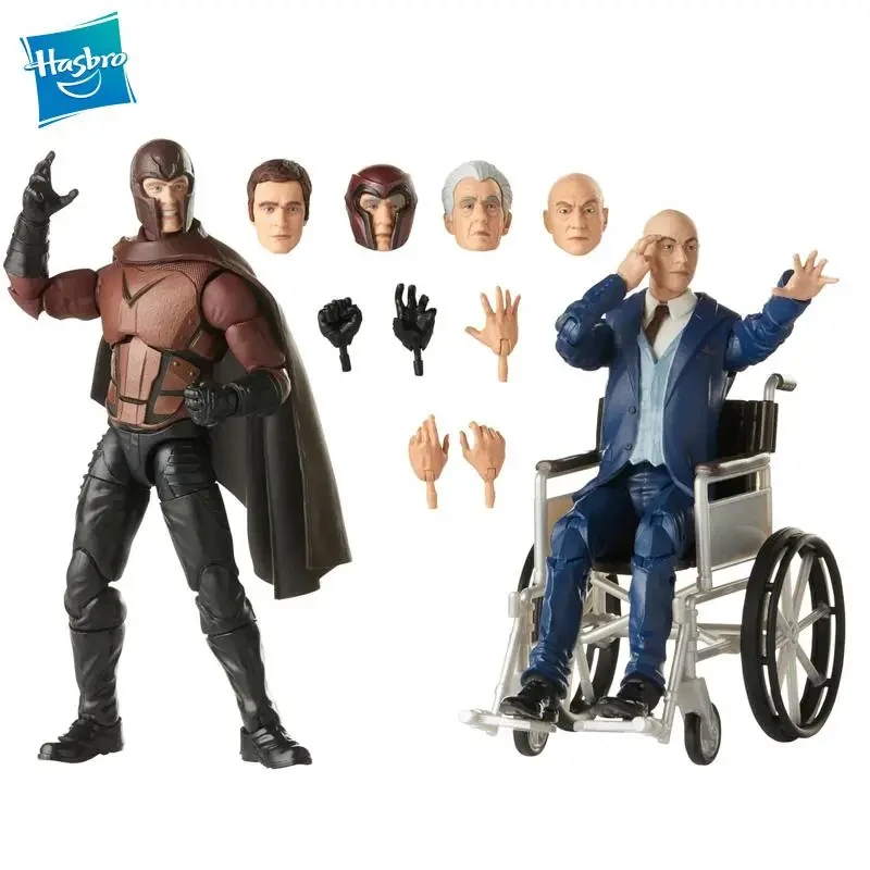 Hasbro Genuine Marvel Legends LOGAN CHARLES XAVIER MAGNETO PROFESSOR X Action Figure Model Toys for Boys Gifts 6in Original