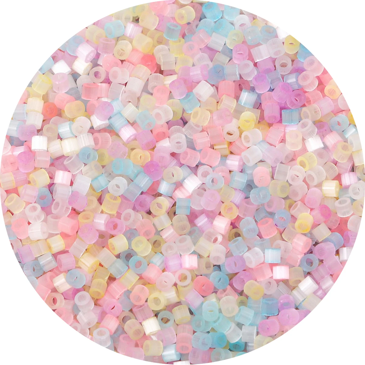 740Pcs 2.5mm Glass Rice Beads with Colored Spacing Beads for Diy Creative Bracelets Necklaces Rings and Decorative Accessories view 4