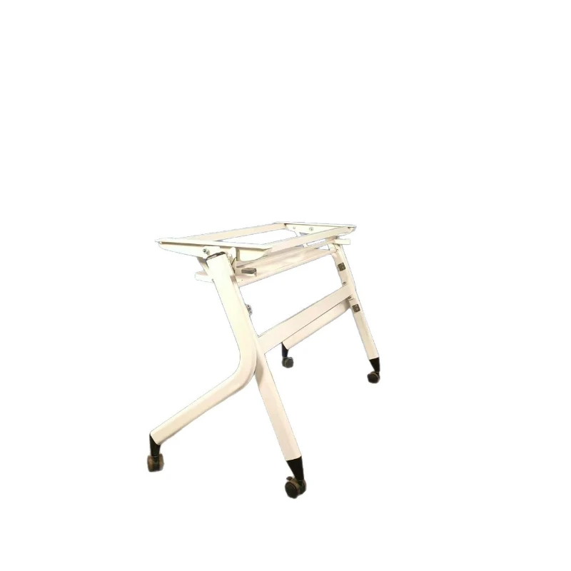 Folding training table rack mobile rollover conference table rack can be spliced negotiation table shelf desk