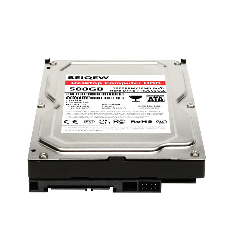 Disco rigido desktop HDD da 500 GB 16 MB cache 7200 giri/min Disco rigido interno da 3,5 pollici SATA 3.0