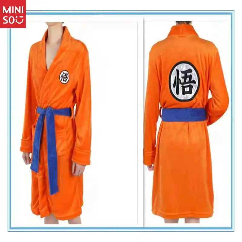 Miniso Sun Wukong Albornoz Pijamas, Rey Mono Cosplay Ropa para el hogar Ropa de descanso
