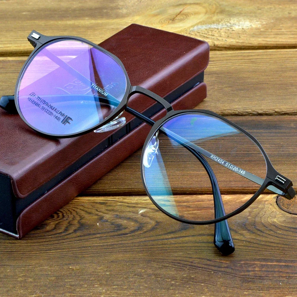 

Clara Vida Limit Supply!! Designer Top Qualiy Titanium Durable 10 Years Shallow Brown Optic Eyeglasses Frame +PU Case