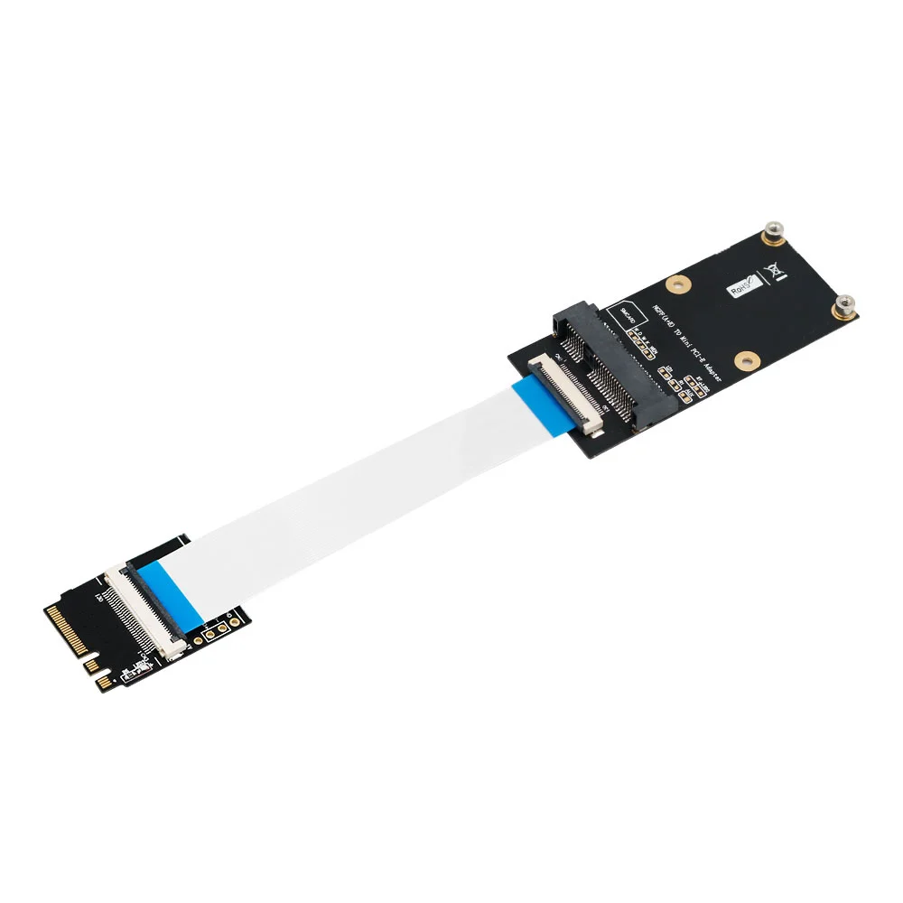 A+E NGFF to Mini PCI-E Adapter Key A-E to Mini PCI Express WiFi M.2 WIFI Adapter for Half and Full Size Network