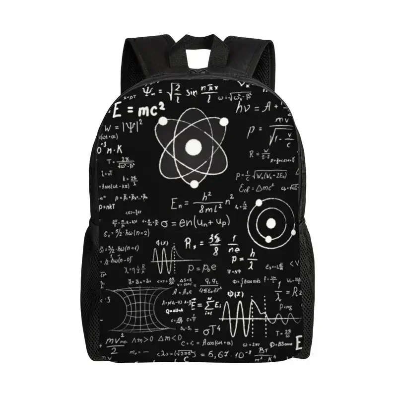 

Geek Math Teacher Travel Backpack Women Men School Laptop Bookbag Science Physics College Student Daypack Bags