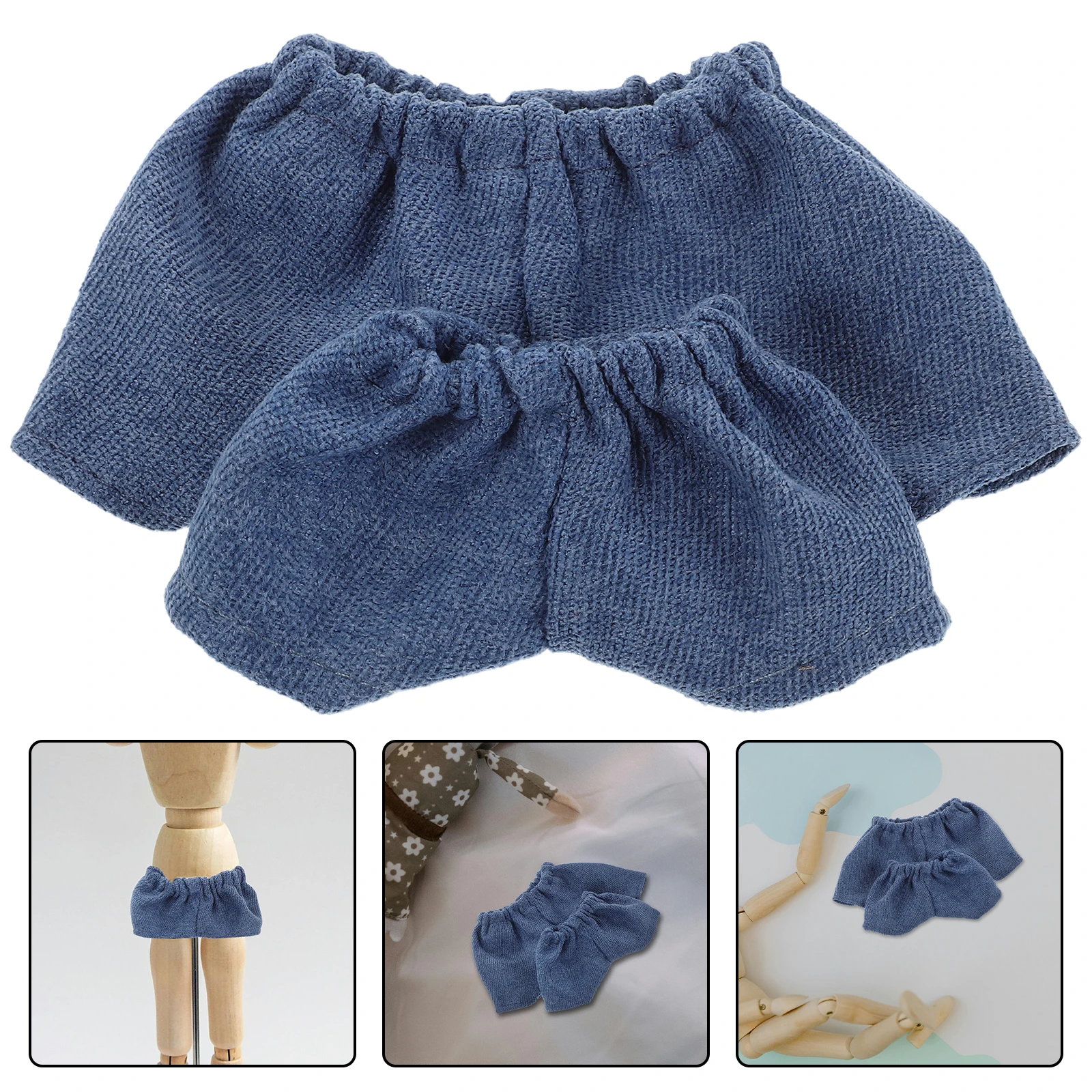 

Шорты для девочек из 2 предметов, мягкие игрушки, костюм, брюки, джинсовая одежда, короткие миниатюрные детские штаны