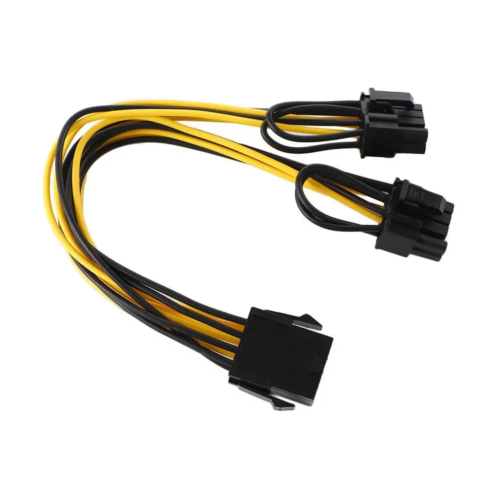 Cable Adapter Power Cable Extension Cable EPS CPU Graphics Card Cable 8Pin to Dual 6+2pin GPU Splitter Cable 8Pin to Dual 8Pin