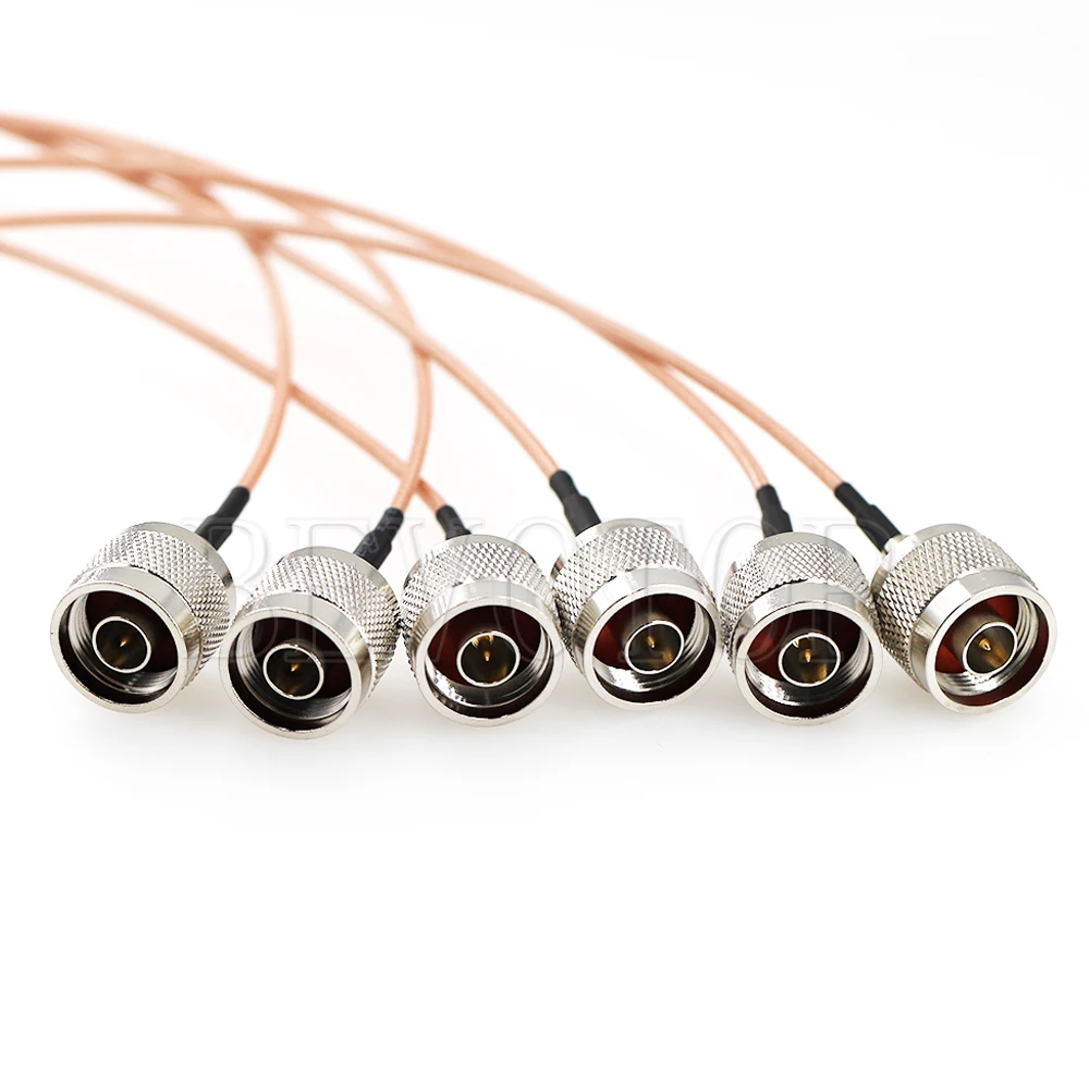 ขั้วต่อ RG316 L16 N ตัวผู้เป็น SMA ตัวผู้/ตัวเมีย50โอห์มการสูญเสียต่ำสายโคแอกเซียลสาย RG-316โคแอกเซียลหางเปียจัมเปอร์10ซม.-30ม.