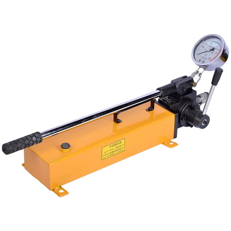 Hot Sale Factory Price Double Acting  Lightweight Hydraulic Pump with Oil Gauge for Construction