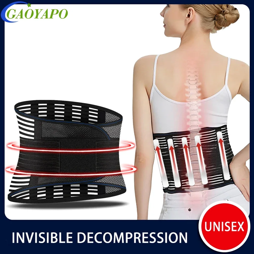 1Pcs Back Brace for Lower Back Pain Relief,Lumbar Support Belt for Men Women,Soft Breathable 3D Knit Material for Herniated Disc