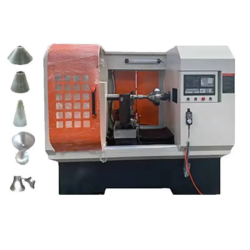 CNC Flow Forming Cylinder Dished Head Copper Metal Spinning Lathe Hine