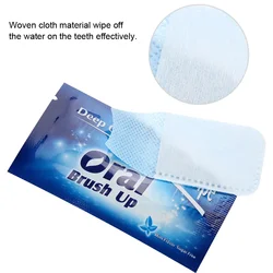 50Pcs Tücher Dental Tiefen Sauber Zähne Wischen Tuch Zahn Reinigung Werkzeug Für Oral Tiefen Reinigung Zähne Bleaching Entfernen Rückstände flecken