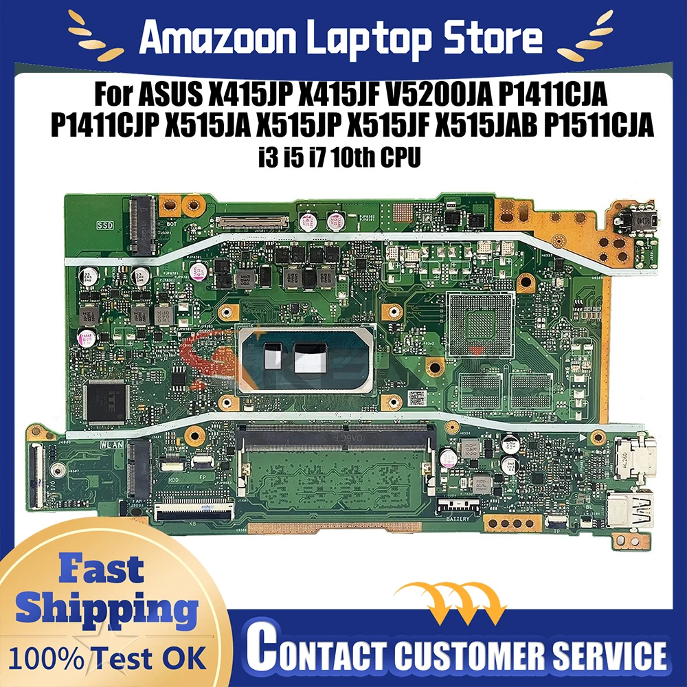 

For ASUS VivoBook 14 X415 X415JA X413JA X416JA X415JF X415JP Laptop Motherboard 100% tested