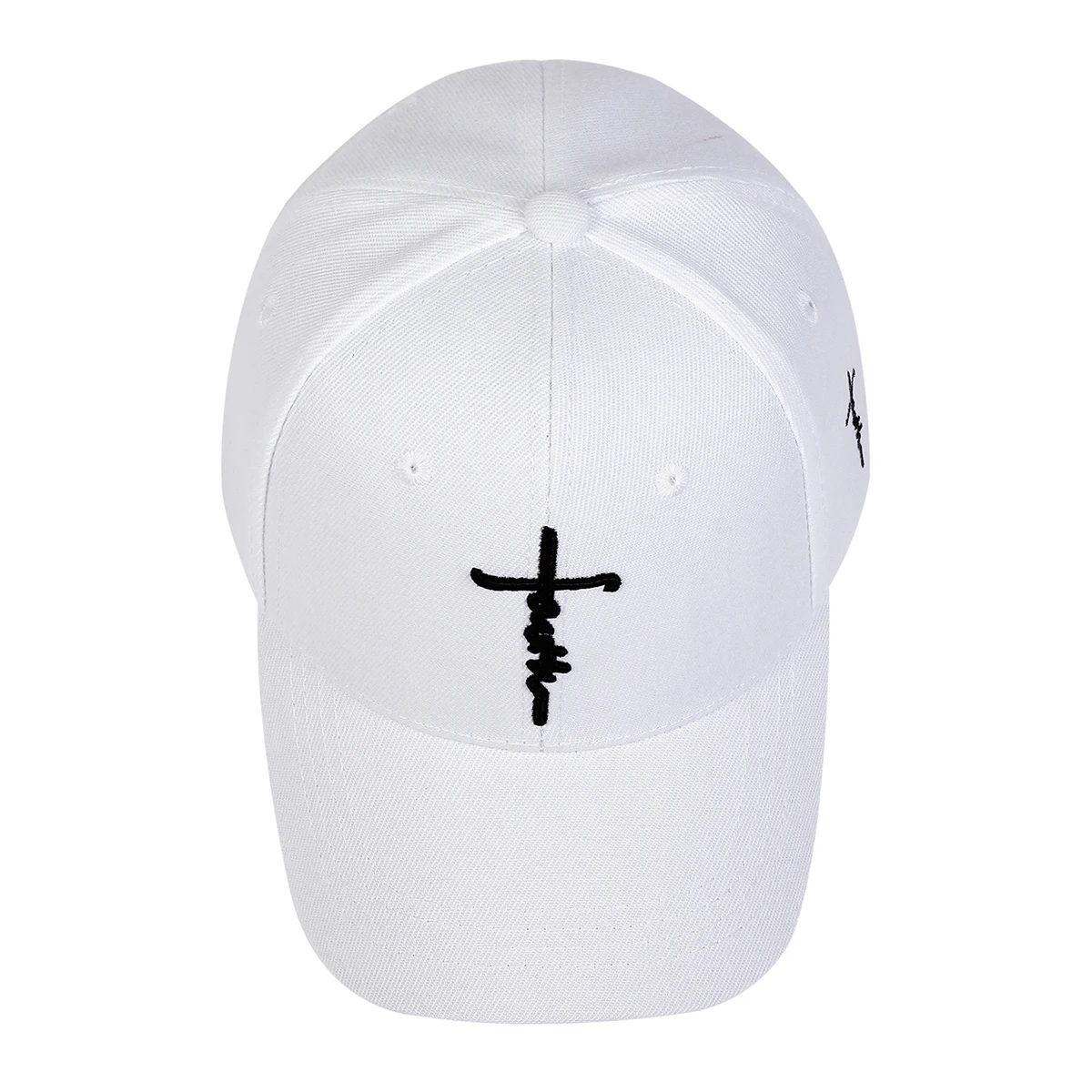 2-teiliges Unisex Baseballkappen-Set mit Kreuz-Stickerei für Frühling und Herbst, Verstellbare Outdoor-Freizeithüte, Dad Hat und Sonnenschutzhut Kombi-Set – Detail 13