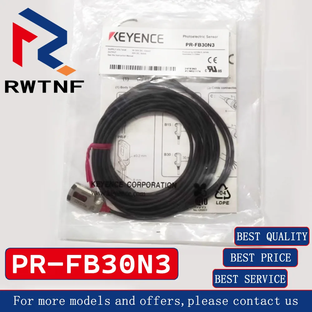 Brand New Genuine PR-FB30N3 KEYENCE square reflection photoelectric sensor，spot Inventory