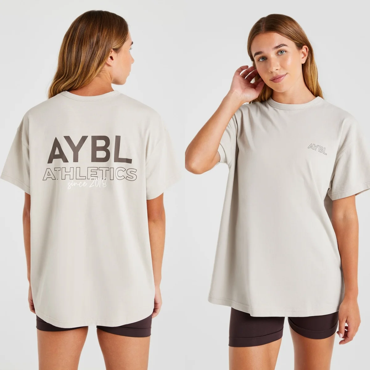 Klassisches Weißes Sportclub Oversized GYM Fitness Sport Marken-Grafik-T-Shirt aus Baumwolle für Herren und Damen, Lockeres Workout-Oberteil – Detail 2