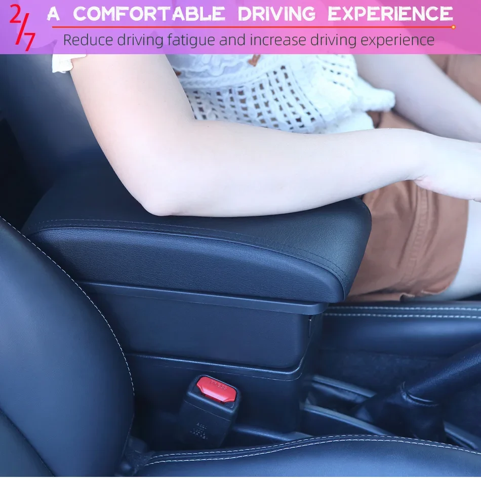 Für Volkswagen UP Armlehnenbox Für Skoda Citigo IV VW UP Seat Mii Auto-Armlehnenkonsole Auto-Aufbewahrungsbox Getränkehalter Auto-Zubehör – Detail 8