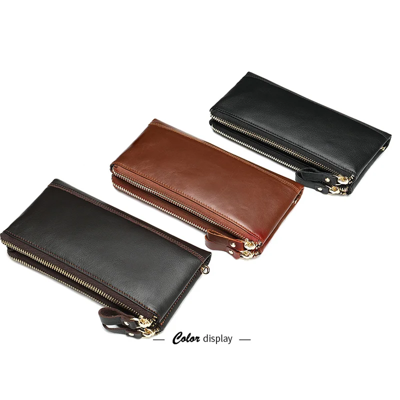 Men's Wallet Genuine Leather Purse For Men's Clutch/Wallet Male Purse Card Holder Casual Money Clutch Bag For Men 9031