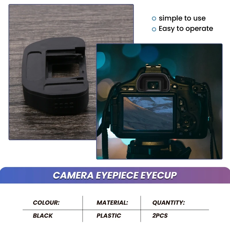 キヤノンカメラ接眼レンズ、eb交換、ファインダー、eos 80d 70d 60d 77d 50d 5d mark ii 6d 6d mark ii 40,18mm用プロテクター