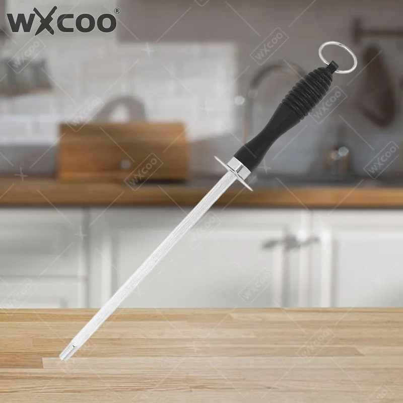 

Профессиональный кухонный инструмент WXCOO: Точильный станок для ножей из углеродистой стали с прочной ручкой из АБС-пластика