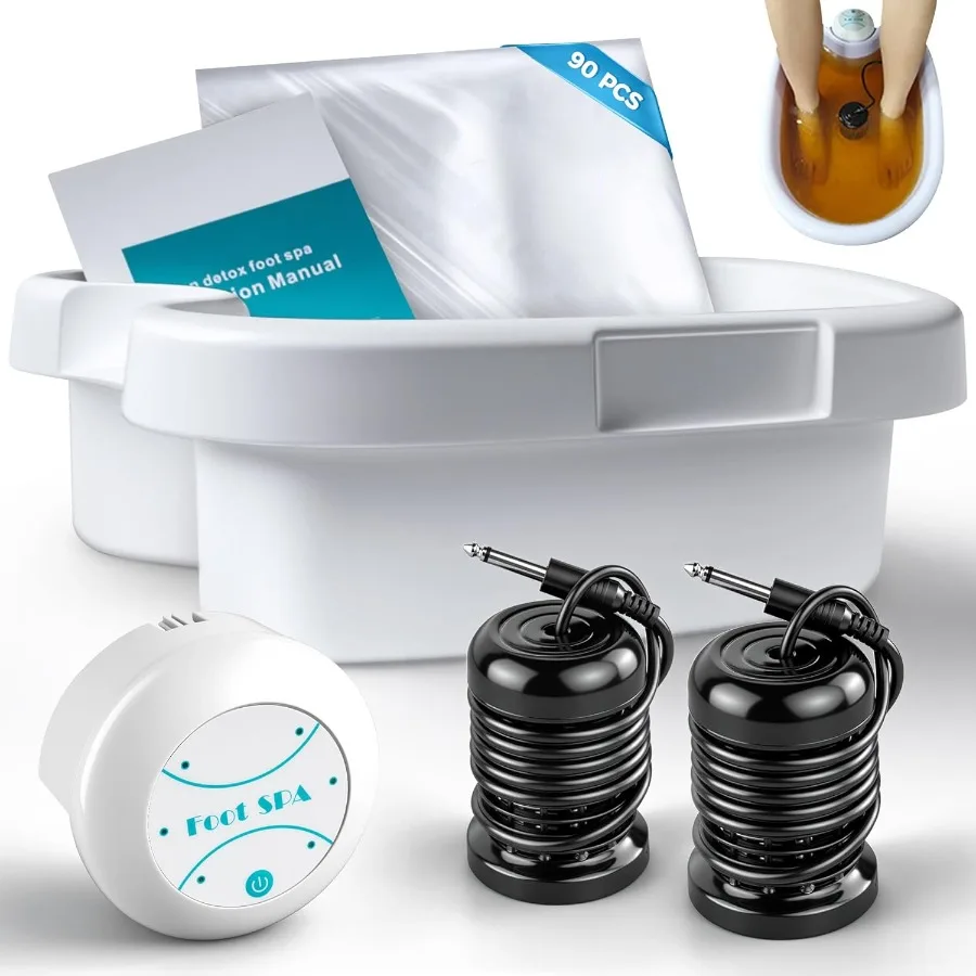 เครื่องล้างเท้าด้วยประจุไฟฟ้าสำหรับใช้ในบ้านและสปาระดับร้านเสริมสวย ระบบล้างพิษเพื่อสุขภาพขั้นสูงพร้อมระบบไฟฟ้าคู่