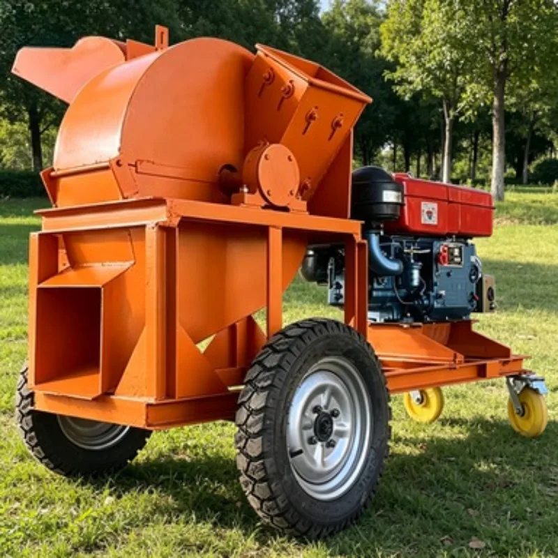 

Custom Made Home Garden Portable Wood Chipper Small Branch Wood Chipper Lightweight Easy To Move for Leaf Branch Shredding
