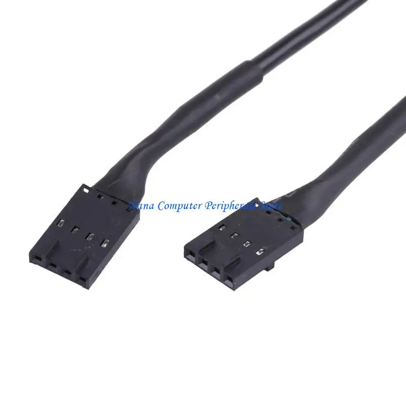 F68C 9Pin USB رأس ذكر 1 إلى 2/4 تمديد الإناث بطاقة الكابل اللوحة الأم 9-PON USB