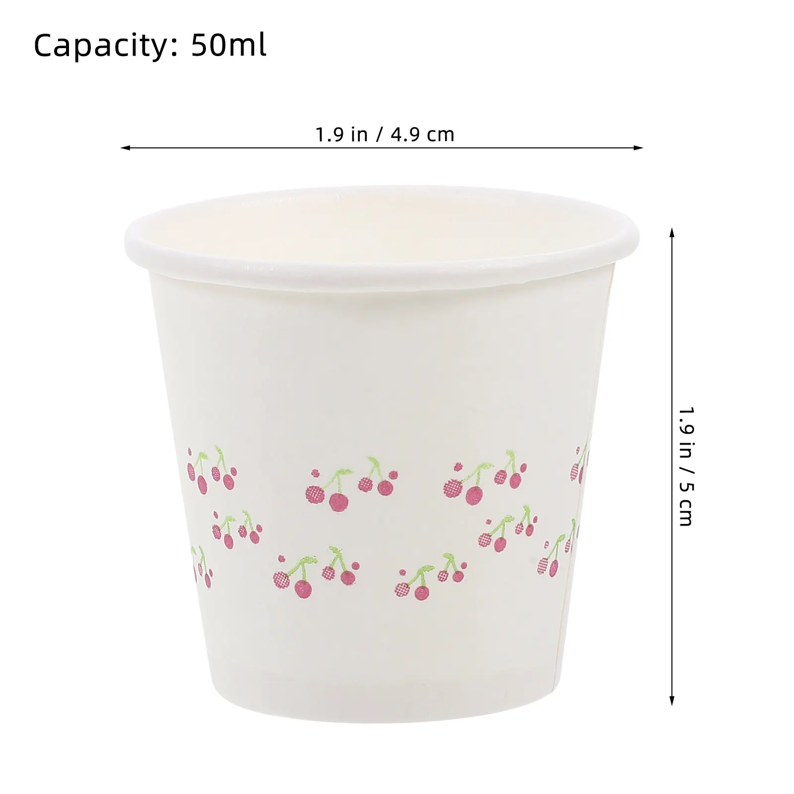 100Pcs 50Ml Small Paper Tasting Cups Disposable Mini Drink Cups for Sampling Beverages Coffee Tea Wine Tasting Bulk Party