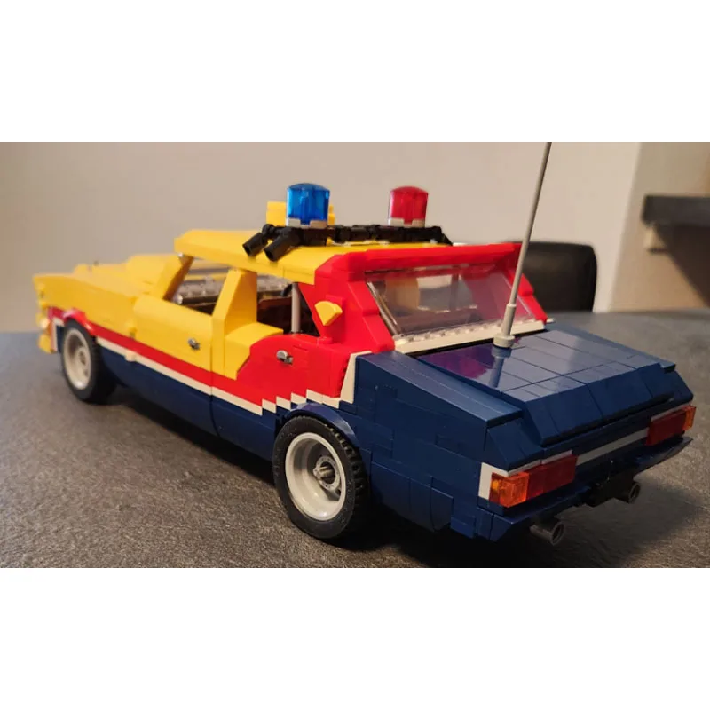 MOC-197005 سلسلة الأفلام الجديدة Supercar سباق بنة نموذج • 1247 أجزاء صبي أطفال عيد الميلاد اللبنات لعبة هدية