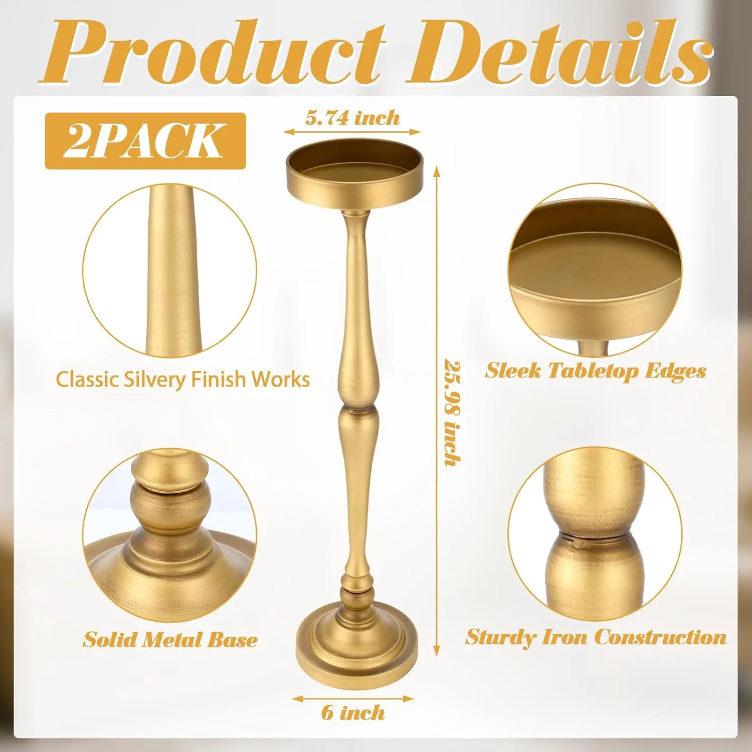 2 шт., круглая настольная подставка для напитков