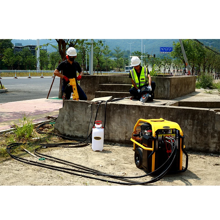 hydraulic impact hammer tap water leakage detection drilling machine